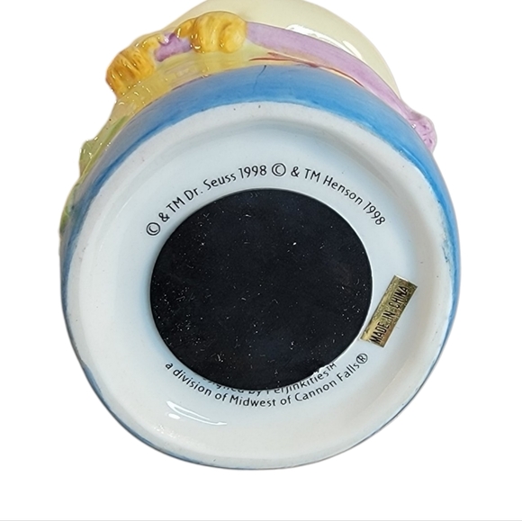 The Wubbulous World of Dr. Seuss Cat in the Hat Ceramic Bank Vintage 1998 - Picture 9 of 13